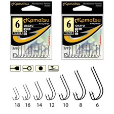 KAMATSU K-421 OKAYU / BRASSEN- WEISSFISCHHAKEN MIT ÖHR, ANGELHAKEN LOSE, HOOKS