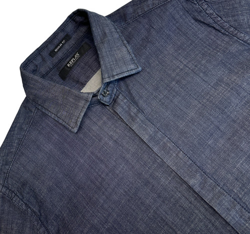 Replay jeanshemd herren small - replay,