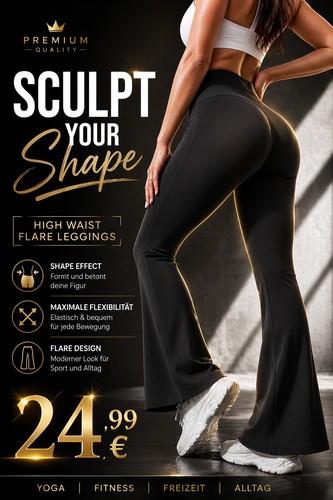 Damen leggings high waist - damen,