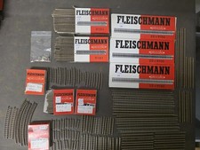 FLEISCHMANN Spur N Riesenkonvolut von Piccolo Gleisen ca. 196 Stück - LESEN