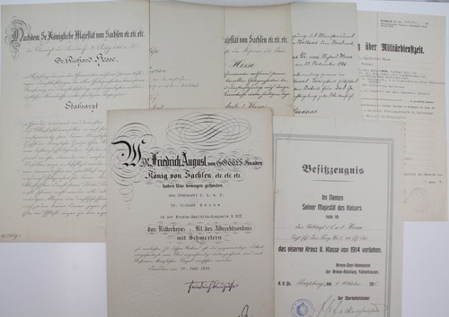 Nachlass urkunde sachsen - urkunde,
