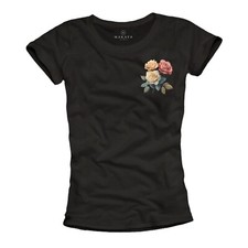 Damenshirt mit Rosenmuster