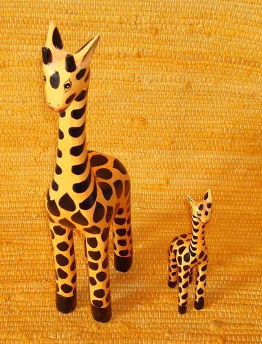 Dekofigur giraffe 2er - dekofigur, *