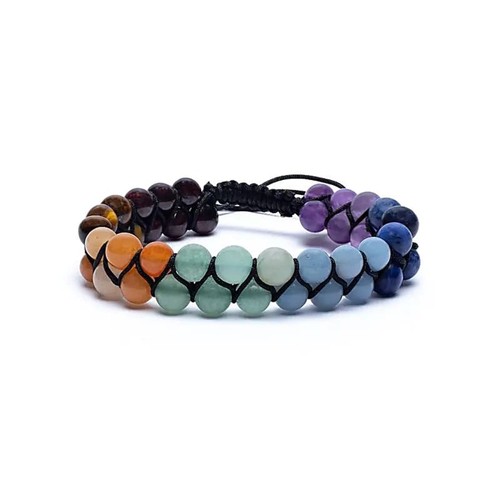 Chakra armband zweireihig - chakra-armband,
