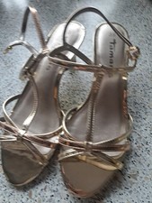 TAMARIS Sandalette Gold GR.39