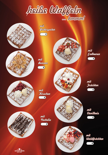 Belgische waffel werbung - belgische,