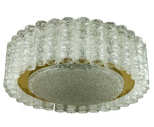 Doria Deckenlüster Glasröhrchen Leuchter Ø 45cm Design Lampe Vintage 60er 70er 