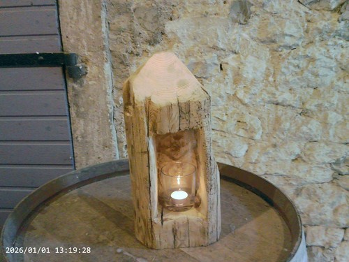 Windlicht unikat aus altem - aus,