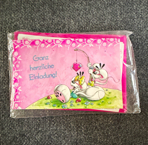 Diddl einladungskarten set - diddl, mit