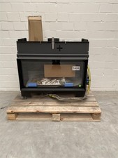 Brunner Architektur-Kamin GAS 40/80 <1408> mit Anbaurahmen 70mm LL G25