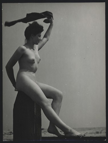 Fotografie nackte frau winkt - fotografie,