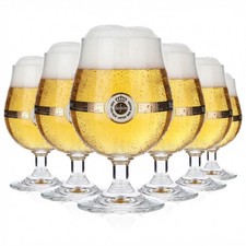 6x Warsteiner Bier Glas 0,25l
