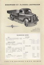 Prospekt LKW Borgward  2 - 2