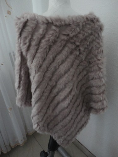 Poncho neu pelzponcho - pelzponcho, echt