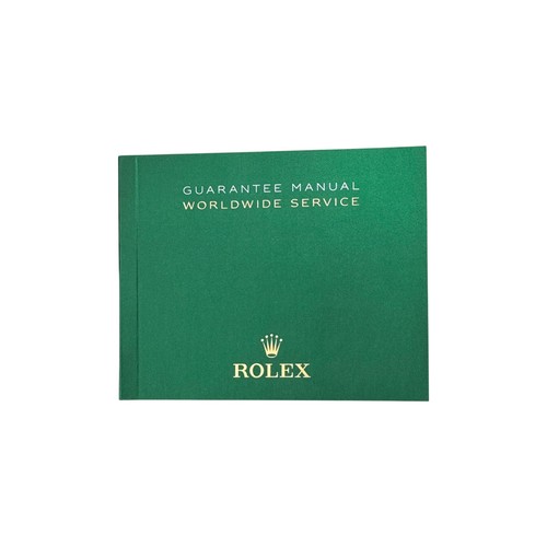 Rolex garantiehandbuch - rolex,