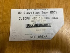 U2 - Elevation Tour 2001 - Wed