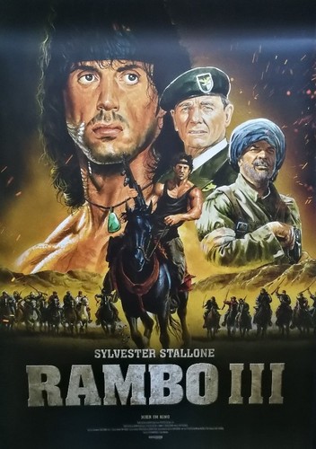 Rambo orig kinoplakat a1 - -, orig.kinoplakat
