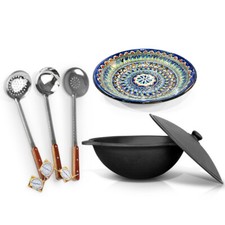 12 L Kazan Usbekisch Gusseisen