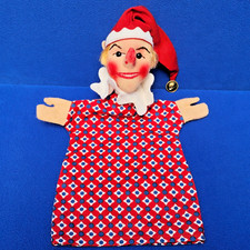 KERSA HANDPUPPE KASPER HANDARBEIT STOFFKOPF KASPERLE THEATER PUPPE