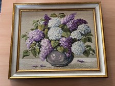 Alte Gobelin Stickbild mit