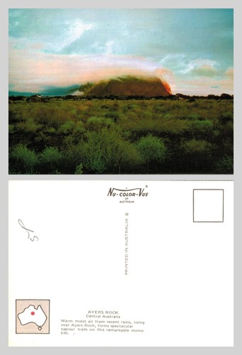 Postkarte ayers rock - postkarte,