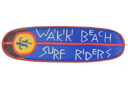 Waikiki beach surfrides deko - waikiki,