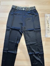 Versace Herren Hose Pyjamahose Nachthose Seide Medusa Logo Gr.S/46 NEU NP790€