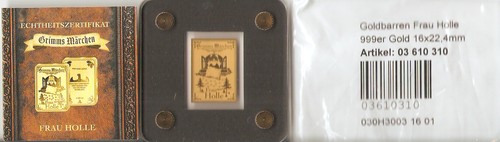 Goldmünzbarren motiv frau - goldmünzbarren,
