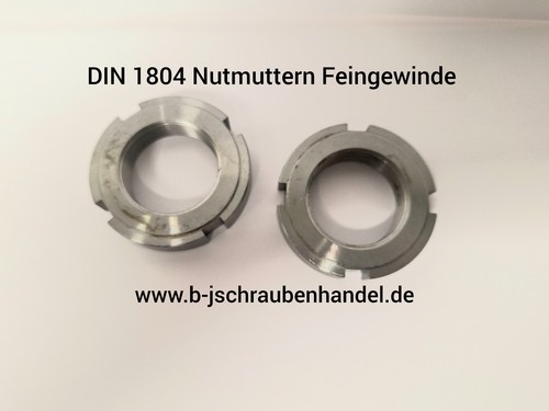 Din 1804 nutmuttern stahl - 1804,