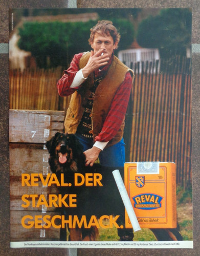 Reval zigaretten werbung - reval, bzw