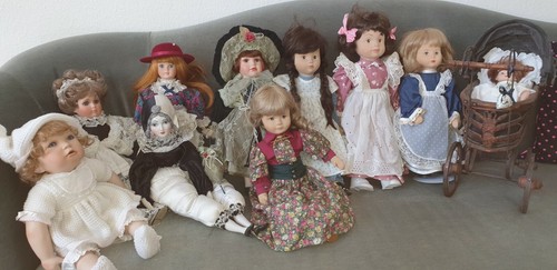 Puppen sammlung teils aus - puppen-sammlung,,
