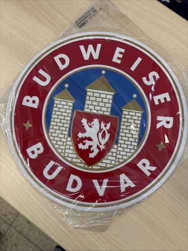 Budweiser budvar blechschild - budweiser,