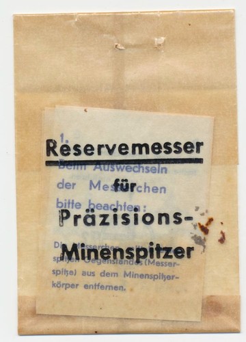 Rarität reservemesser für - 4,