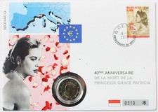 Numisbrief Monaco Grace Kelly