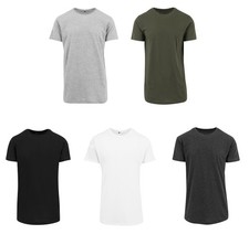 Herren T-Shirt Shaped Long Tee