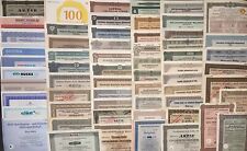 Lot/Sammlung: 60 St. historische Wertpapiere - Deutsche Aktien -siehe Bilder- !!