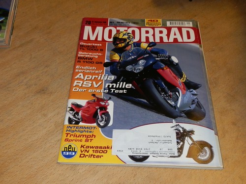 Motorrad 1998 aprilia rsv - motorrad,