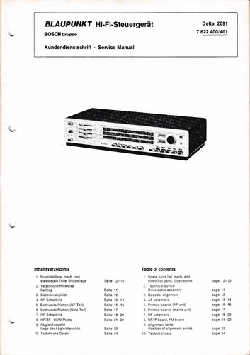 Service manual anleitung - service, für