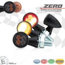 SMD Micro Blinker Rücklicht Zero Schwarz 3 in 1 Getönt Alu E-geprüft BOBBER