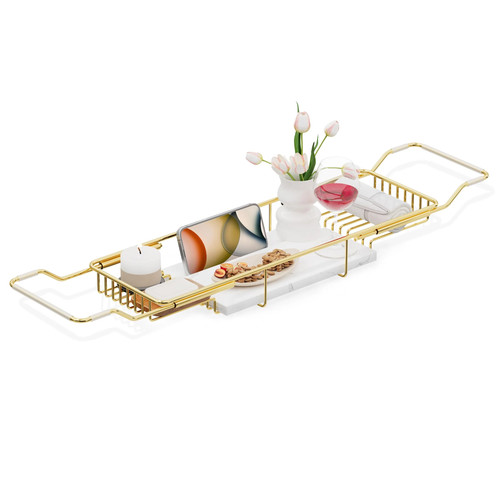 Bvl gold badewannenablage - gold,