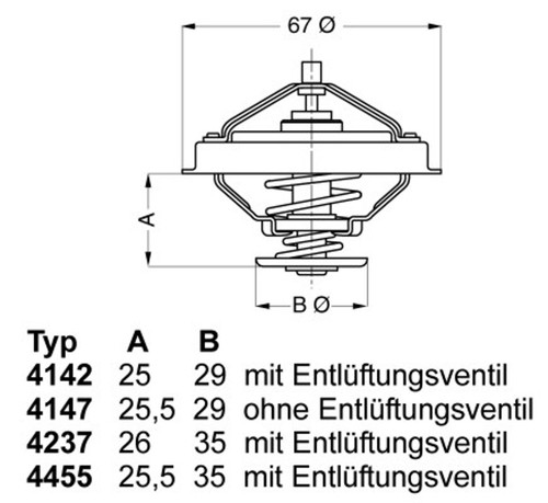 Thermostat kühlmittel - thermostat,