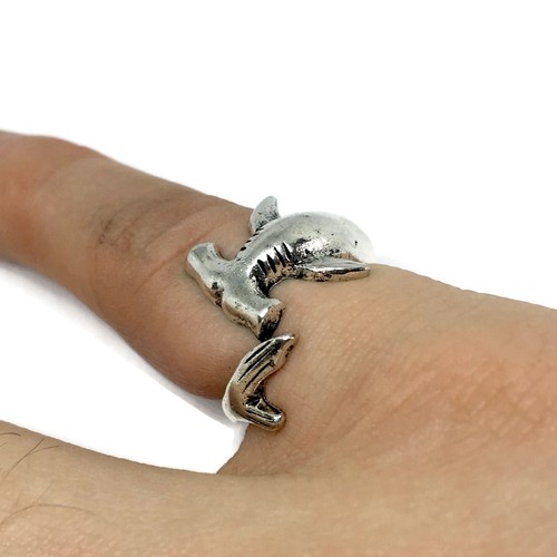 Hammerkopf weißer hai ring - hammerkopf, /