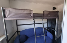 Hochbett Ikea Tuffing, 90 x 200 cm, anthrazit, - sehr guter Zustand