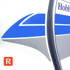 Hobby camper aufkleber - camper, 2x
