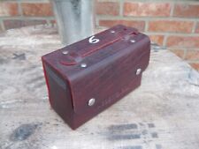 DDR Kassettenbox  Kassettenkoffer  Kassettentasche für Musikkassetten braun (6)