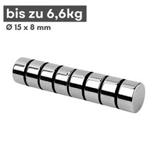 Neodym Magnet 15x8mm