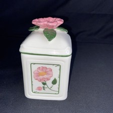 Villeroy & Boch Kl. Vorratsdose Marmeladedose mit Deckel Charm Wildrose 11cm.