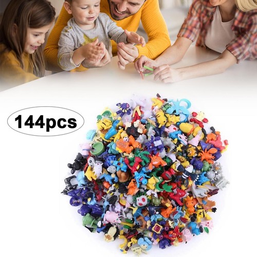 144pcs pokemon pvc - pokemon, bewegliche