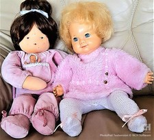 2  sehr schöne Puppen für Sammlerin!!  1 Schildkröt - 1 Handarbeit