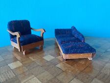 Chaiselongue Sessel Paul Hübsch 30er Puppenstube Puppenhaus dollhouse Couch